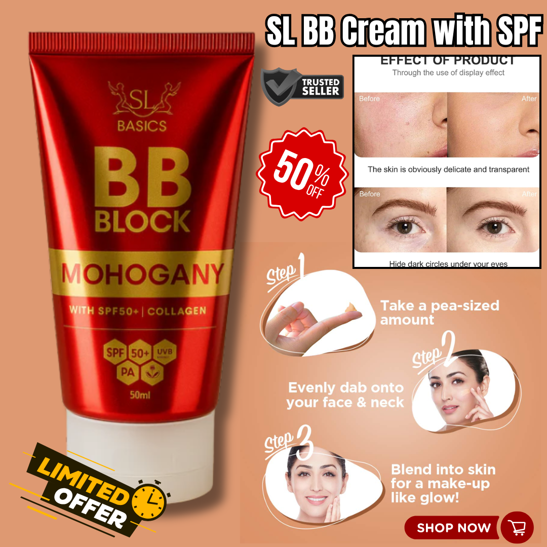 SL BB Cream and Muse Lab Peptide Cream – Hydrating, High-Coverage & Non-Cakey Finish